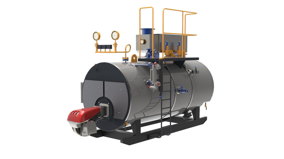 Three Pass Biomass Fired Steam Boiler Energy Recycling  Wet Back Structure