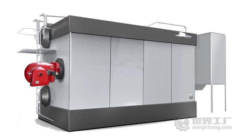 Integrated Gas Fired Steam Boiler Custom Vertical D Type Arrangement High Output